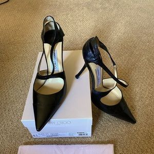 Black Jimmy Choo pumps